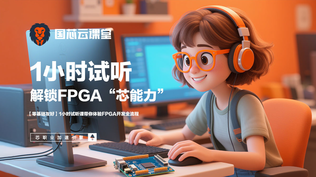 1小时试听,解锁FPGA芯能力 - 第1张 - FPGA线上课程平台|最全栈的FPGA学习平台|FPGA工程师认证培训 1小时试听,解锁FPGA芯能力 - 第1张